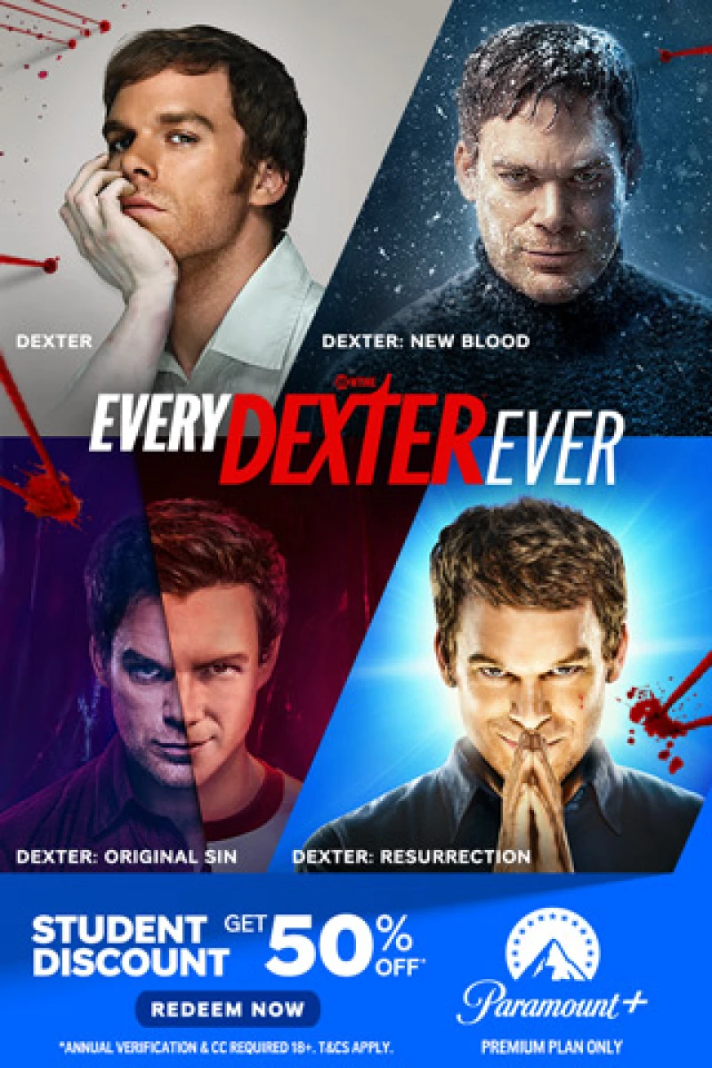 Stream all things Dexter® with the Paramount+ Premium plan. Get 50% off now!